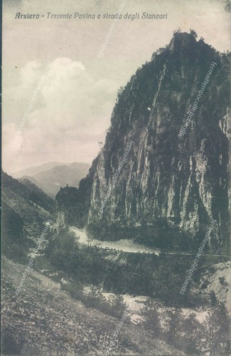 Z327 cartolina arsiero - cartolina,