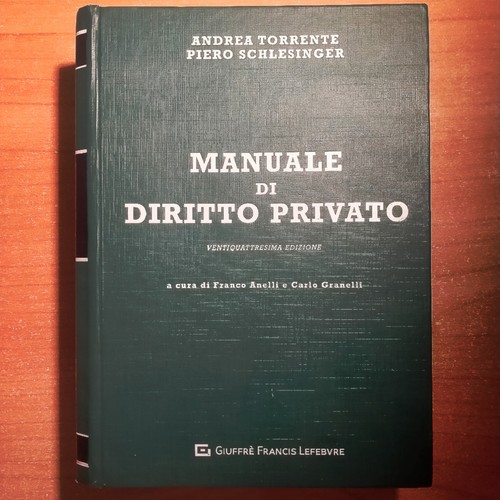 Manuale diritto privato - manuale,