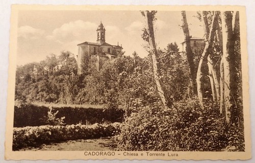 Cartolina cadorago chiesa - cartolina,