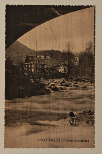Cartolina torre pellice - cartolina,