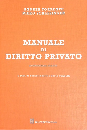 Manuale diritto privato - manuale, di