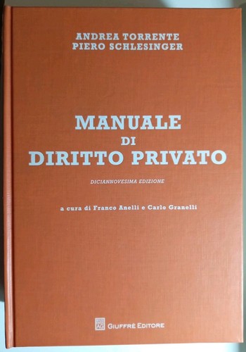 Manuale diritto privato - di,