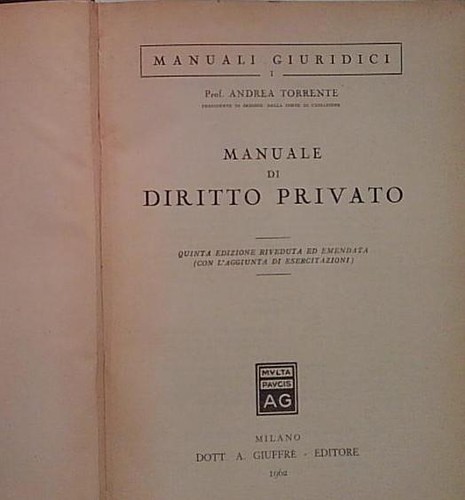 Torrente manuale diritto - torrente,