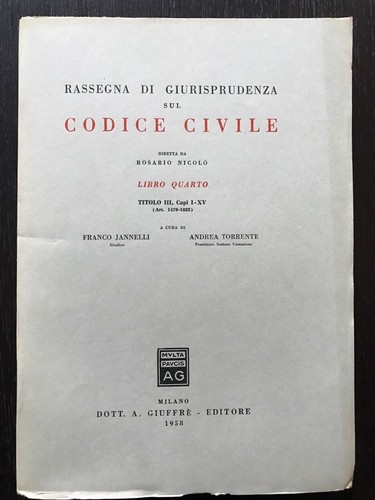 Rassegna giurisprudenza sul - di,