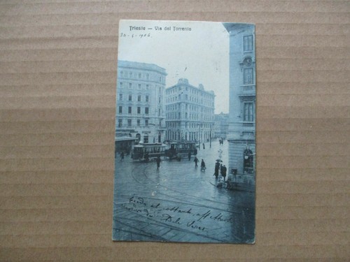 Cartolina trieste via - cartolina,