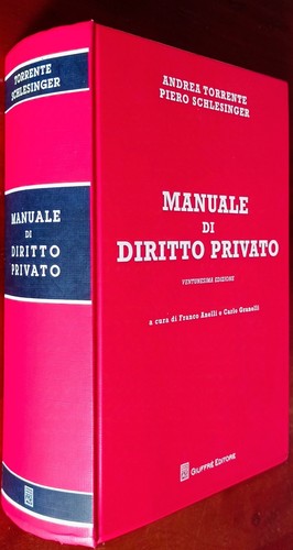 Manuale diritto privato - diritto,